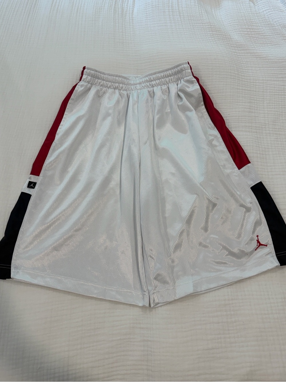 Jordan White Basketball Dri-Fit Shorts